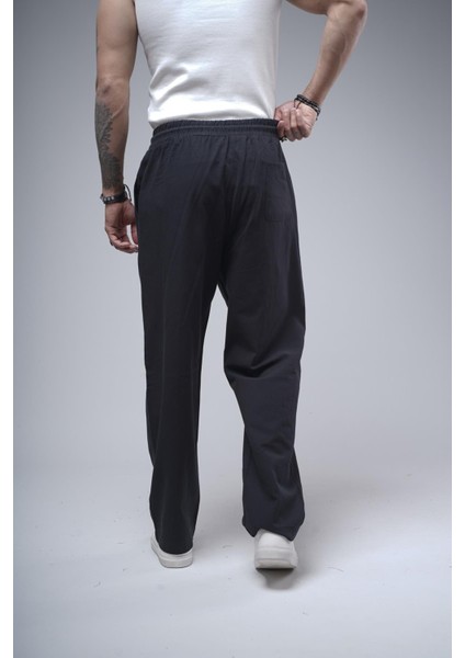 Baggy Kalıp Önü Çıma Detaylı Erkek Gabardin Pantolon