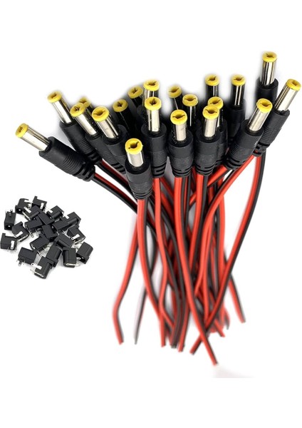 Güvenlik Kamera Besleme Power Jak 12V 10 Adet