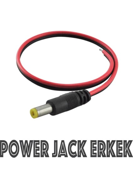 Güvenlik Kamera Besleme Power Jak 12V 10 Adet