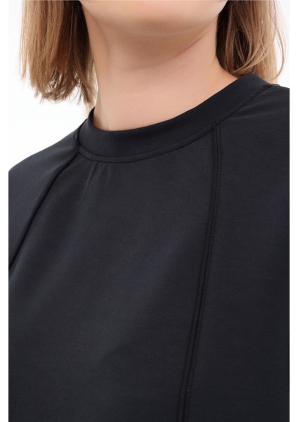 W-Bethany C Neck Swt 4pr Siyah Kadın Sweatshirt
