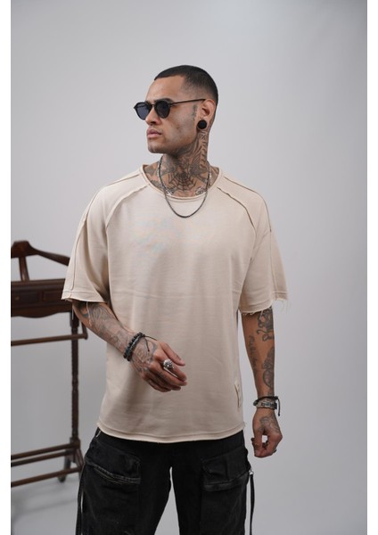 Pis Yaka Oversize Kalıp Reglan Kol Erkek Tişört fiyatları