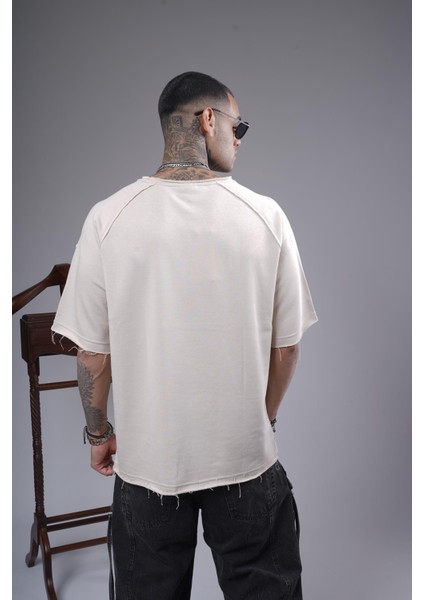 Pis Yaka Oversize Kalıp Reglan Kol Erkek Tişört indirimleri