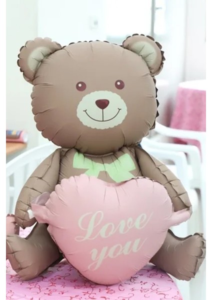 Kalpli Ayıcık Folyo Balon Oturan Model fırsatları