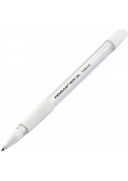 Neon Jel Beyaz Yazan Kalem - 4 Adet