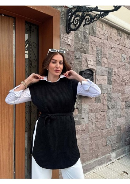 Şıklığın Anahtarı: Kuşak Detaylı Süveter fiyatları