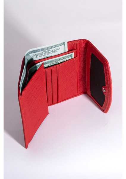 Perle - Kadın Trifold Hakiki Deri Cüzdan