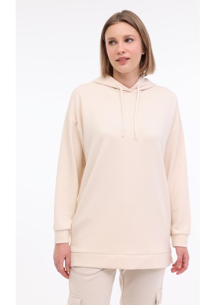 Wl Ilse 17BT231 5fx Taş Rengi Kadın Sweatshirt