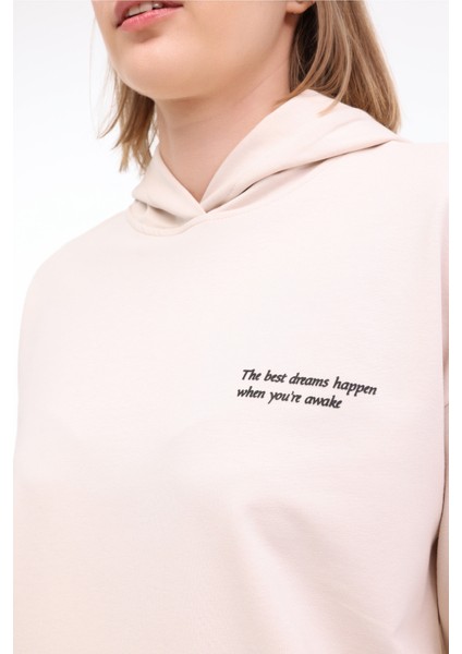 Wl Anna 17CT1179 5fx Bej Kadın Sweatshirt fırsatları