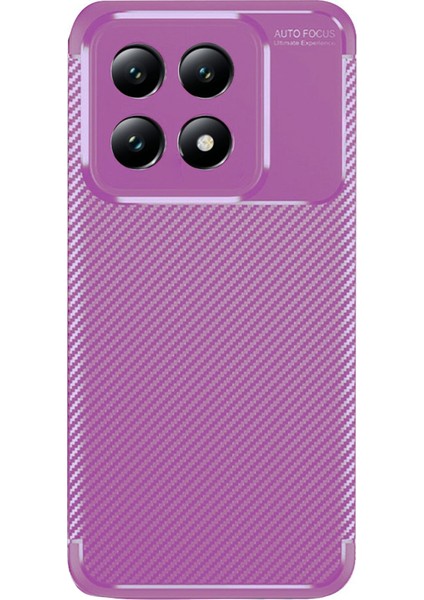 Xiaomi 14T Kılıf Focus Carbon Silikon Kapak