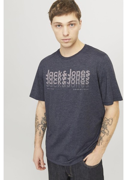 Jjtex Tee Ss Crew Neck Lacivert