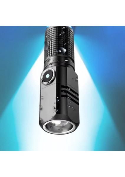 Şarjlı Mini El Feneri 10W 1800 Lümen US-536