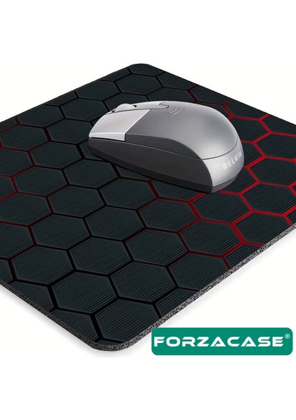 Kaydırmaz Silikon Tabanlı Mat Mouse Pad 30 x 25 cm Altıgen Baskılı - FC986