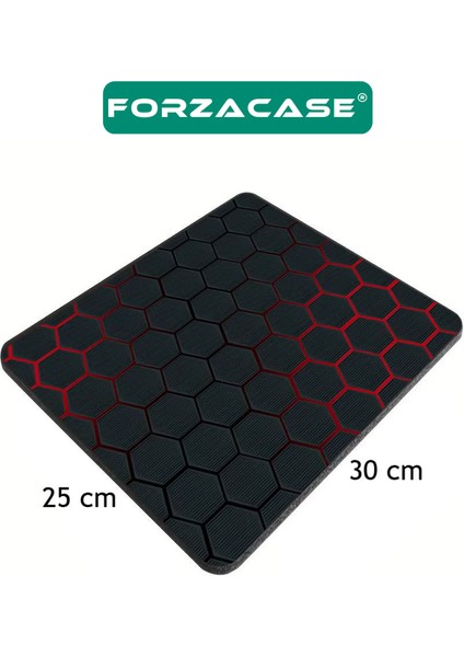 Kaydırmaz Silikon Tabanlı Mat Mouse Pad 30 x 25 cm Altıgen Baskılı - FC986