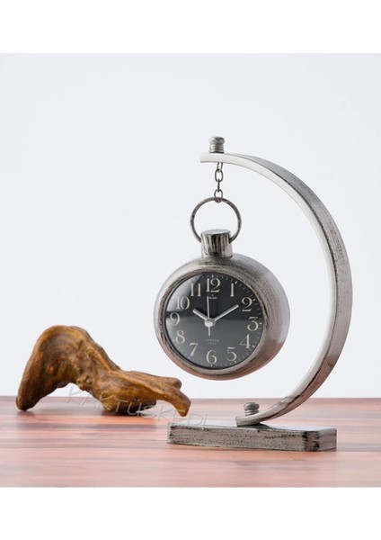 Saatdukkanduvar Home Dan Gri Renkli Modern Şık Tasarım Metal Masa Saati Tv Ünitelileri Sehpa Masa Üstüne Dekoratif Saat modelleri