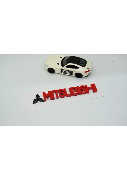 Mitsubishi Bagaj Siyah Kırmızı Logo Arma modelleri