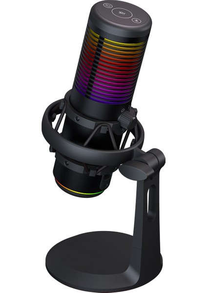 Bemol Siyah Rgb Shock Mount Masaüstü Mikrofon