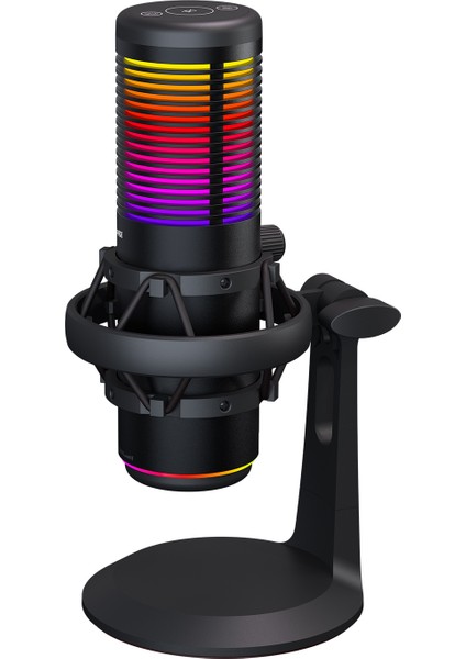 Bemol Siyah Rgb Shock Mount Masaüstü Mikrofon