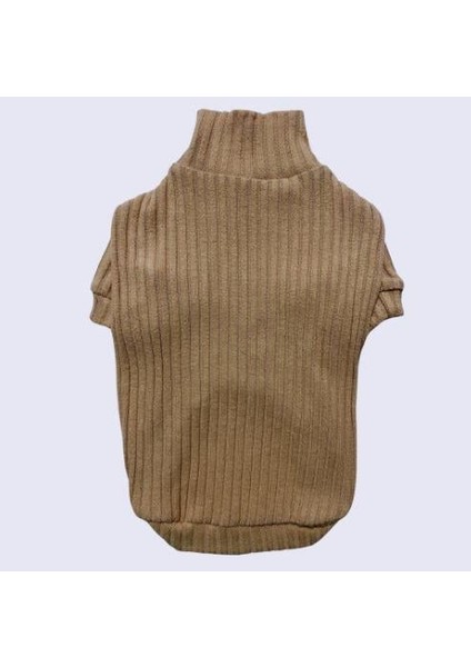 Bej Basic Küçük Irk Köpek Sweatshirt'ü