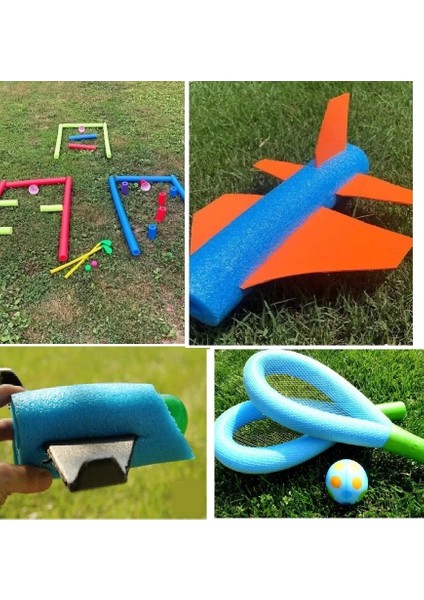 3 Adet Renkli Çocuk Aktivite Köpüğü Hayal Gücü Geliştirici Sosis Şekil Yapma Köpüğü (150 cm x 6 Cm) indirimleri