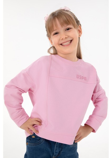 Kız Çocuk Pembe Sweatshirt 50296380-VR041