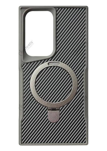 Galaxy S25 Ultra Carbon 360° Standlı Megsafe Korumalı Kılıf fiyatları