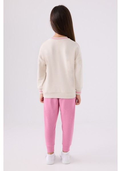 Kız Çocuk Bej Pijama Takım 50299820-VR011