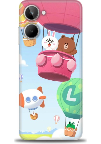Realme 10 Ile Tam Uyumlu Hd Baskılı Silikon Kılıf - Realme - 373