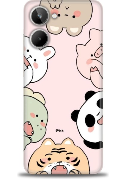 Realme 10 Ile Tam Uyumlu Hd Baskılı Silikon Kılıf - Realme - 291