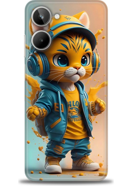 Realme 10 Ile Tam Uyumlu Hd Baskılı Silikon Kılıf - Realme - 565