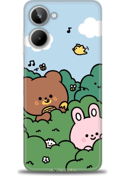 Realme 10 Ile Tam Uyumlu Hd Baskılı Silikon Kılıf - Realme - 310