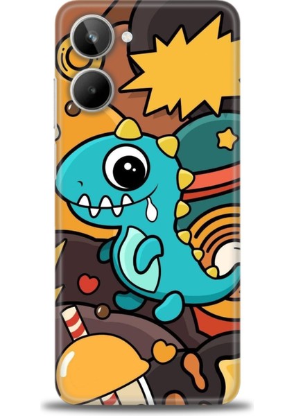 Realme 10 Ile Tam Uyumlu Hd Baskılı Silikon Kılıf - Realme - 491