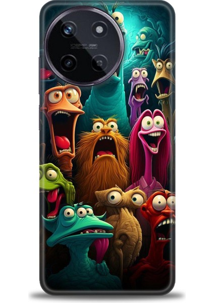 Realme 11 Ile Tam Uyumlu Hd Baskılı Silikon Kılıf - Realme - 968