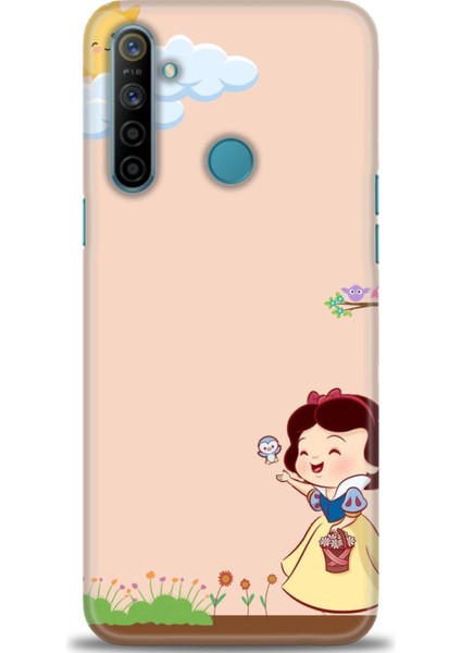 Realme 5i Ile Tam Uyumlu Hd Baskılı Silikon Kılıf - Realme - 66