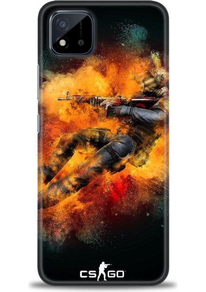 Realme C11 2021 Ile Tam Uyumlu Hd Baskılı Silikon Kılıf - Realme - 790