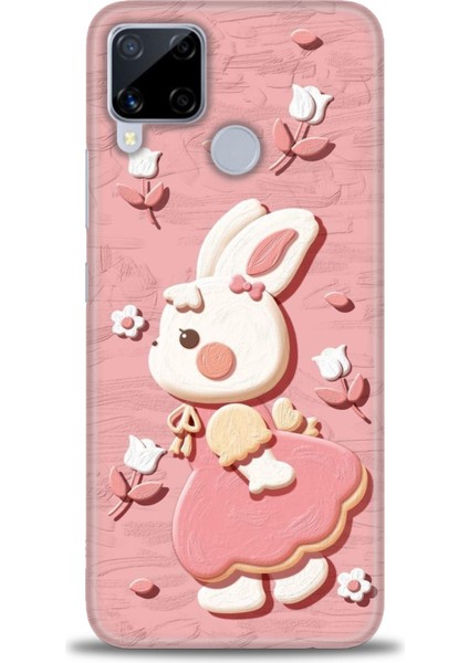 Realme C15 Ile Tam Uyumlu Hd Baskılı Silikon Kılıf - Realme - 838