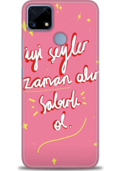 Realme C25S Ile Tam Uyumlu Hd Baskılı Silikon Kılıf - Realme - 202