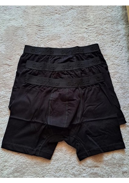6'lı Paket Pamuklu Likralı Erkek Boxer