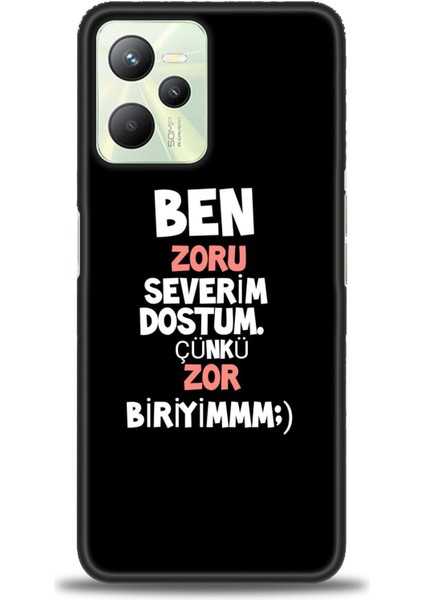Realme C35 Ile Tam Uyumlu Hd Baskılı Silikon Kılıf - Realme - 203
