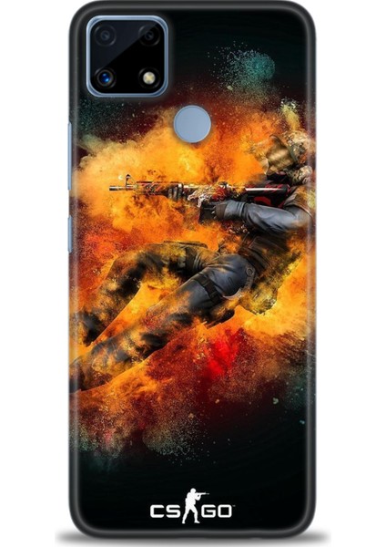 Realme C25S Ile Tam Uyumlu Hd Baskılı Silikon Kılıf - Realme - 790