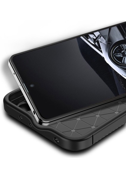 Xiaomi Redmi Note 14 Pro 4g Kılıf Focus Carbon Silikon Kapak