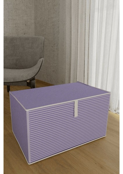 Çok Amaçlı Düzenleyici Kutu Organizer Cırt Cırtlı Hurç Mega Boy 30 cm x 40 cm x 60 cm (3 Adet) 6272 ( Lisinya )