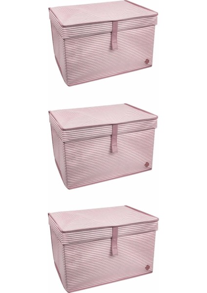 Çok Amaçlı Düzenleyici Kutu Organizer Cırt Cırtlı Hurç Mega Plus Boy 40 cm x 30 cm x 70 cm (5 Adet) ( Lisinya )