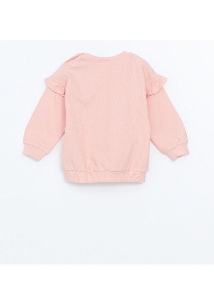 Bisiklet Yaka Kız Bebek Sweatshirt ve Tayt 2'li fırsatları