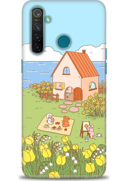 Realme 5 Pro Ile Tam Uyumlu Hd Baskılı Silikon Kılıf - Realme - 827