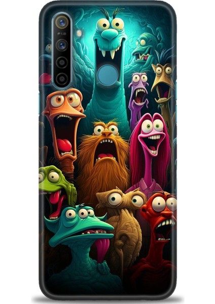 Realme 5i Ile Tam Uyumlu Hd Baskılı Silikon Kılıf - Realme - 481
