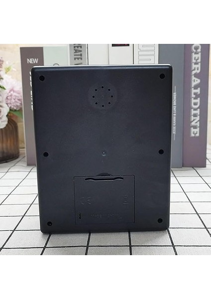 LCD Ekran Atm Şifreli Kumbara Kağıt Demir Para Girişli Kartlı Sesli Yönlendirme Takvim Saat