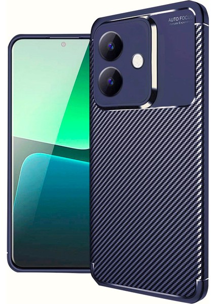 Oppo A3 Kılıf Focus Carbon Desen Silikon Kapak