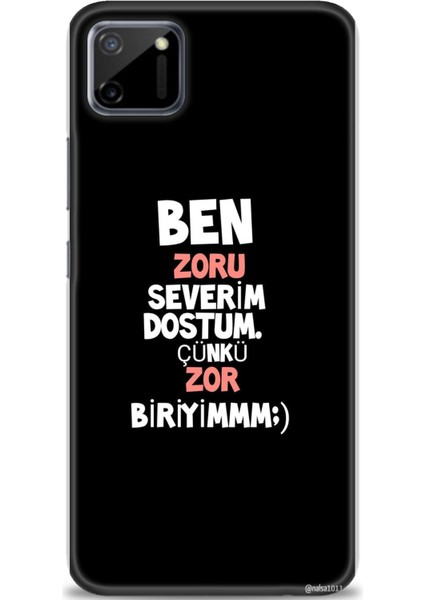 Realme C11 Ile Tam Uyumlu Hd Baskılı Silikon Kılıf - Realme - 203