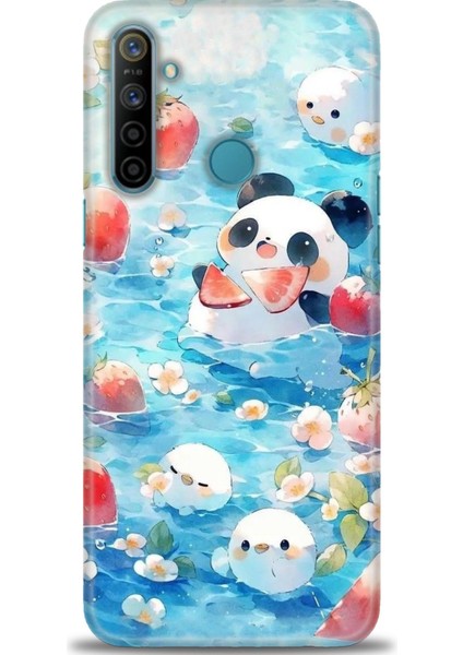 Realme 5i Ile Tam Uyumlu Hd Baskılı Silikon Kılıf - Realme - 510