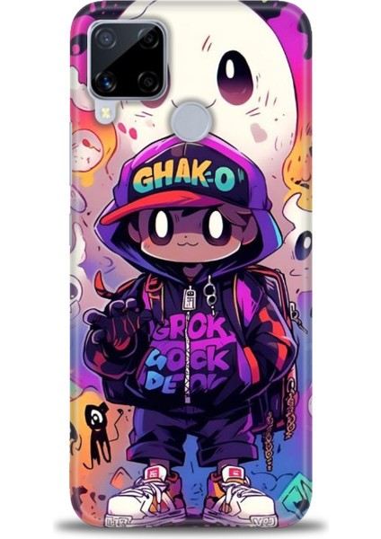 Realme C15 Ile Tam Uyumlu Hd Baskılı Silikon Kılıf - Realme - 911